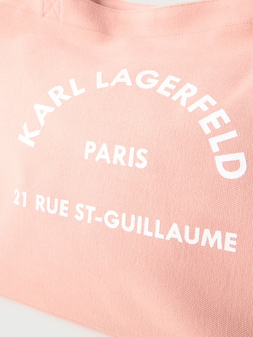 Karl Lagerfeld Torba shopper 'Rue St-Guillaume' w kolorze różowy
