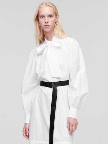 Karl Lagerfeld Blusenkleid in Weiß