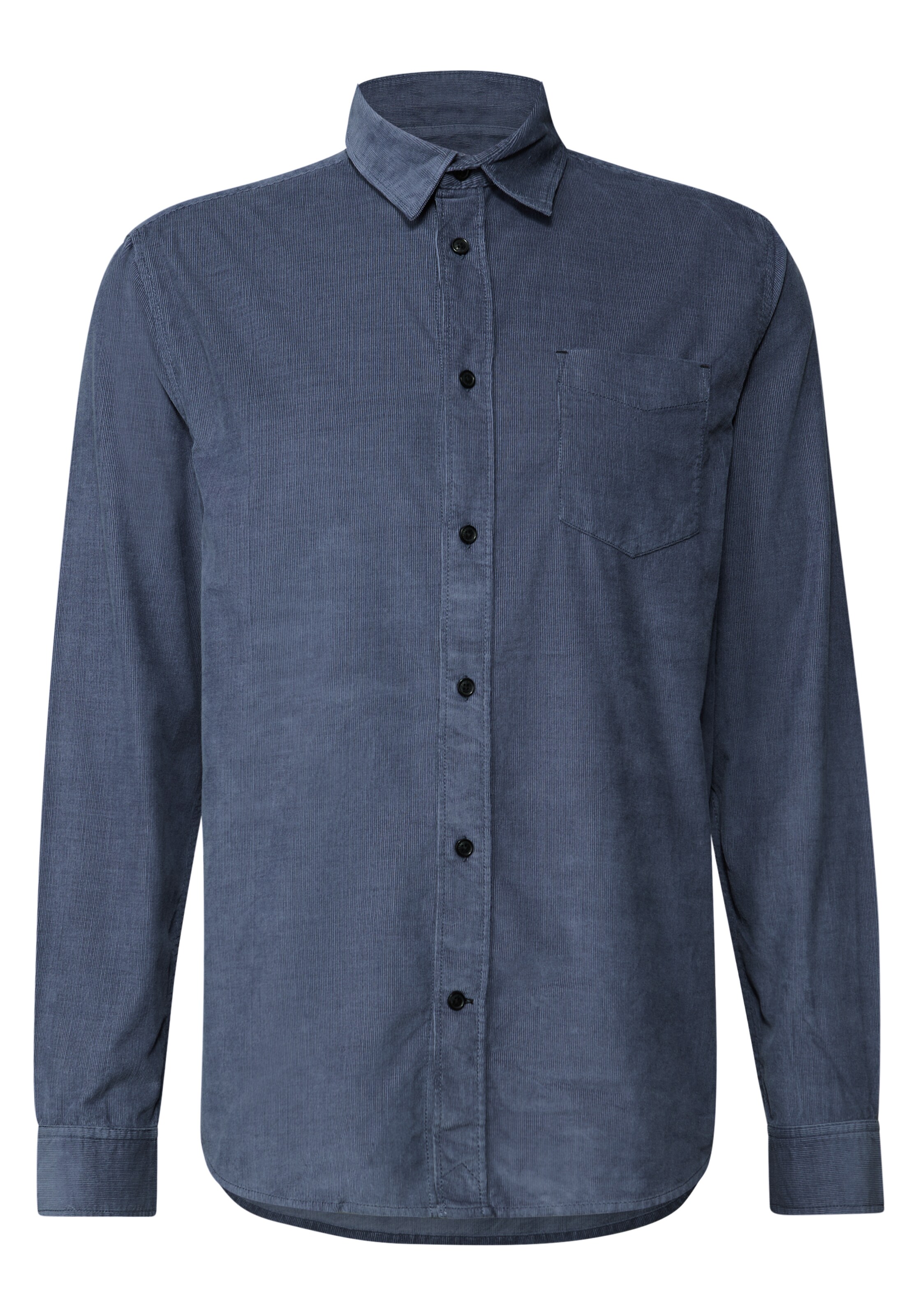 Street One MEN Regular Fit Hemd in Blau: Vorderseite