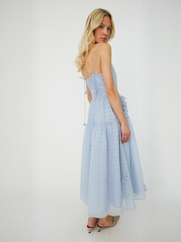Crās Dress ' Palmacras ' in Blau