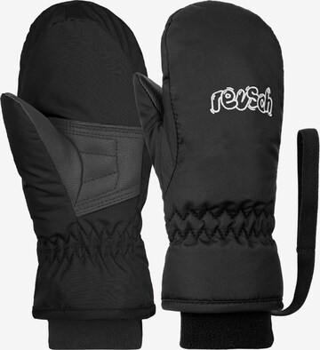 REUSCH Athletic Gloves 'Kids Mitten' in Black: front