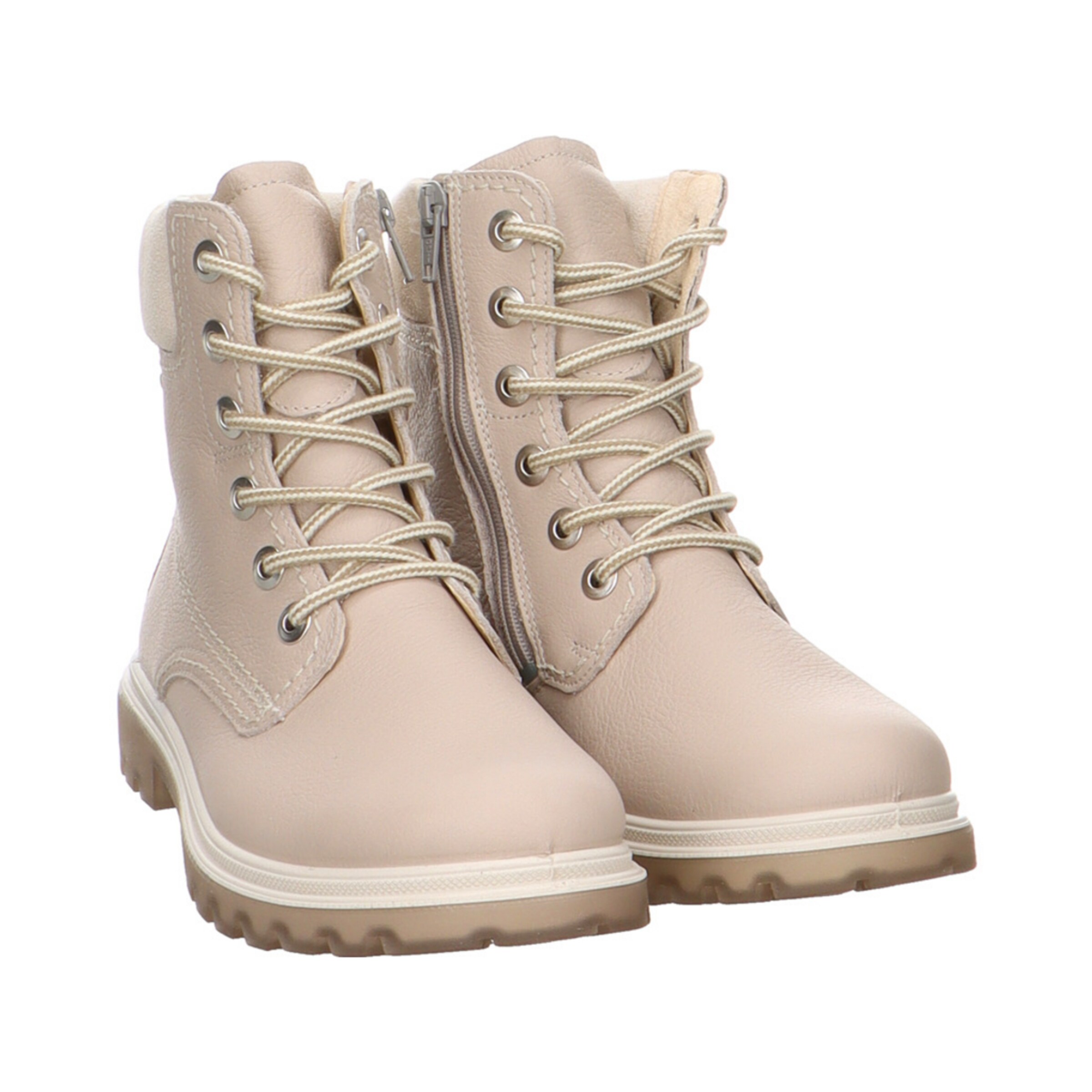 Stivaletto stringato di SUPERFIT in beige