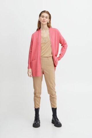 ICHI Gebreid vest in Roze