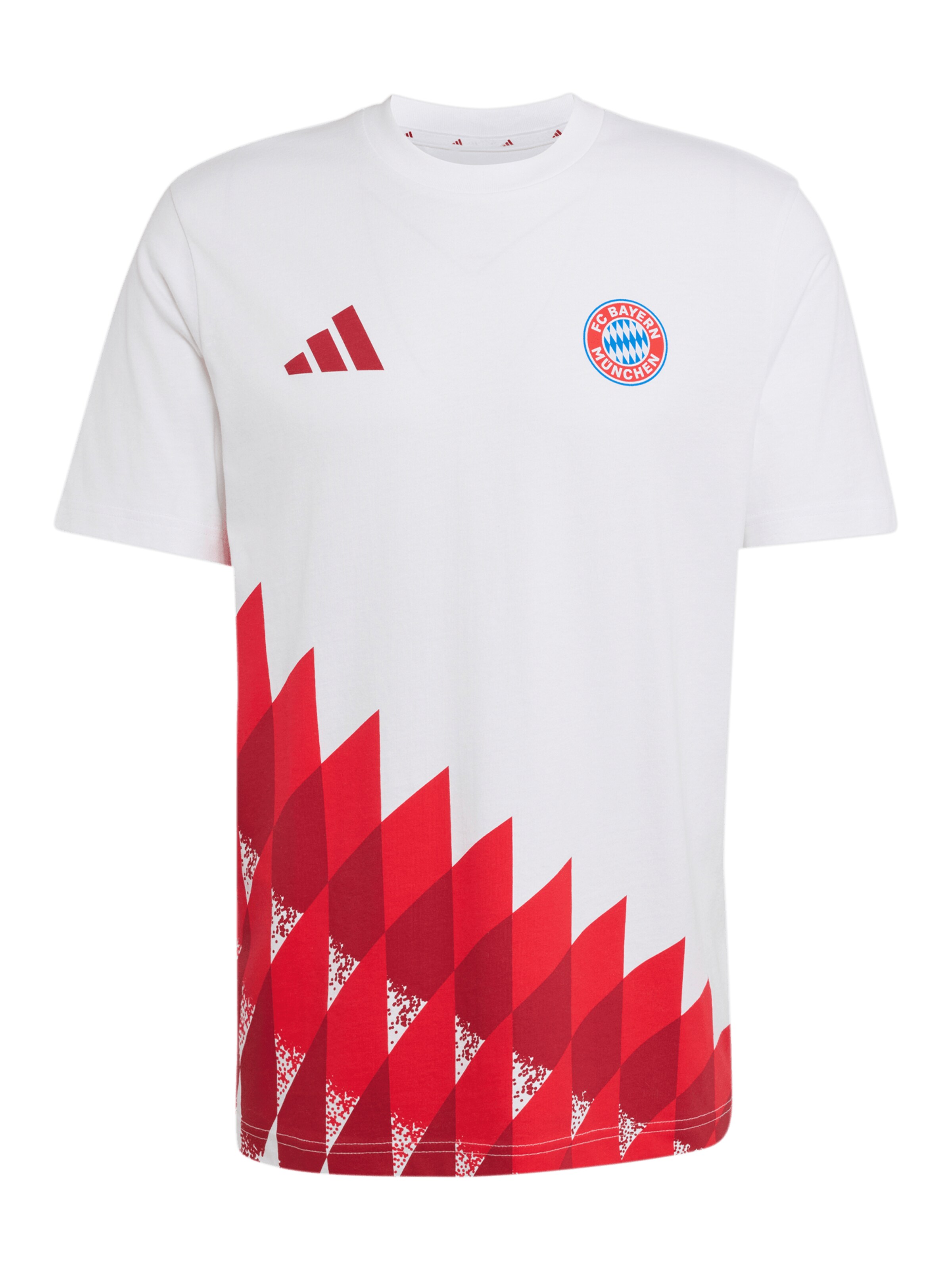 ADIDAS PERFORMANCE T-Shirt Stadium in rot / weiß, Produktansicht