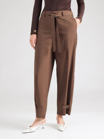 ONLY - Barrel Pantalón 'ONLSERNIE' en marrón: frente
