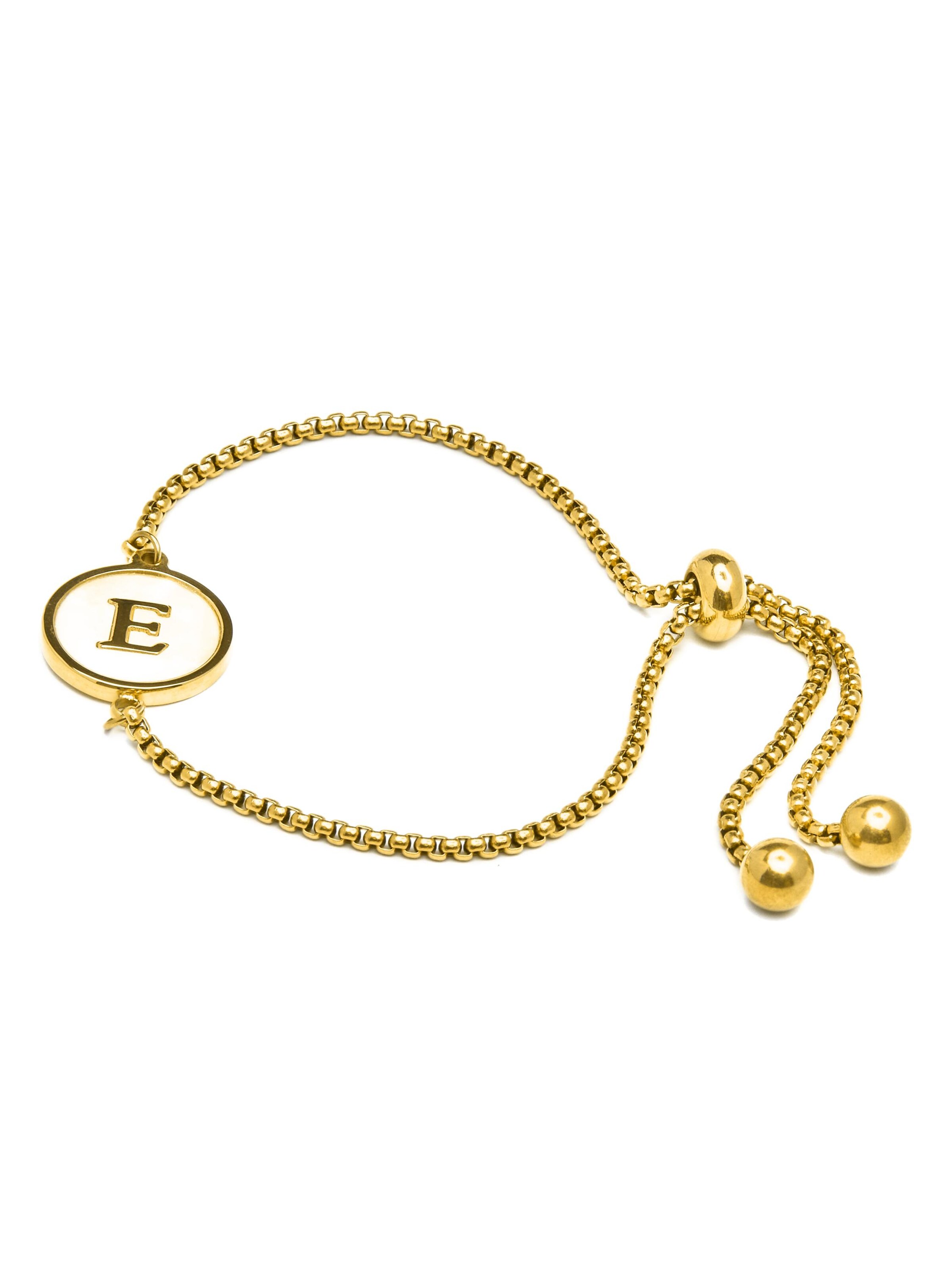 Luxenter Armbånd 'Alphabet' i guld