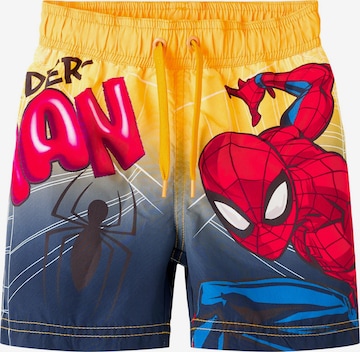 NAME IT Zwemshorts 'Spider-Man' in Oranje: voorkant