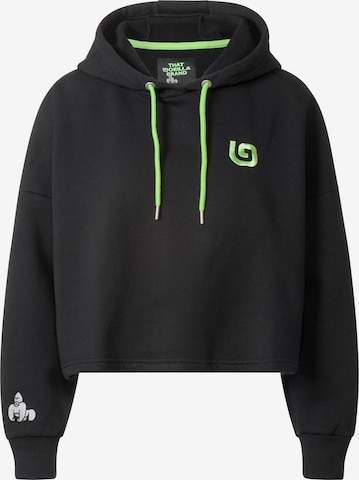 THAT GORILLA BRAND Kapuzenpullover 'BWINDI' in Schwarz: predná strana