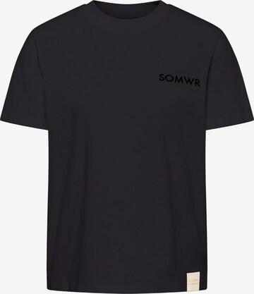 SOMWR Shirt 'TAPER' in Zwart: voorkant