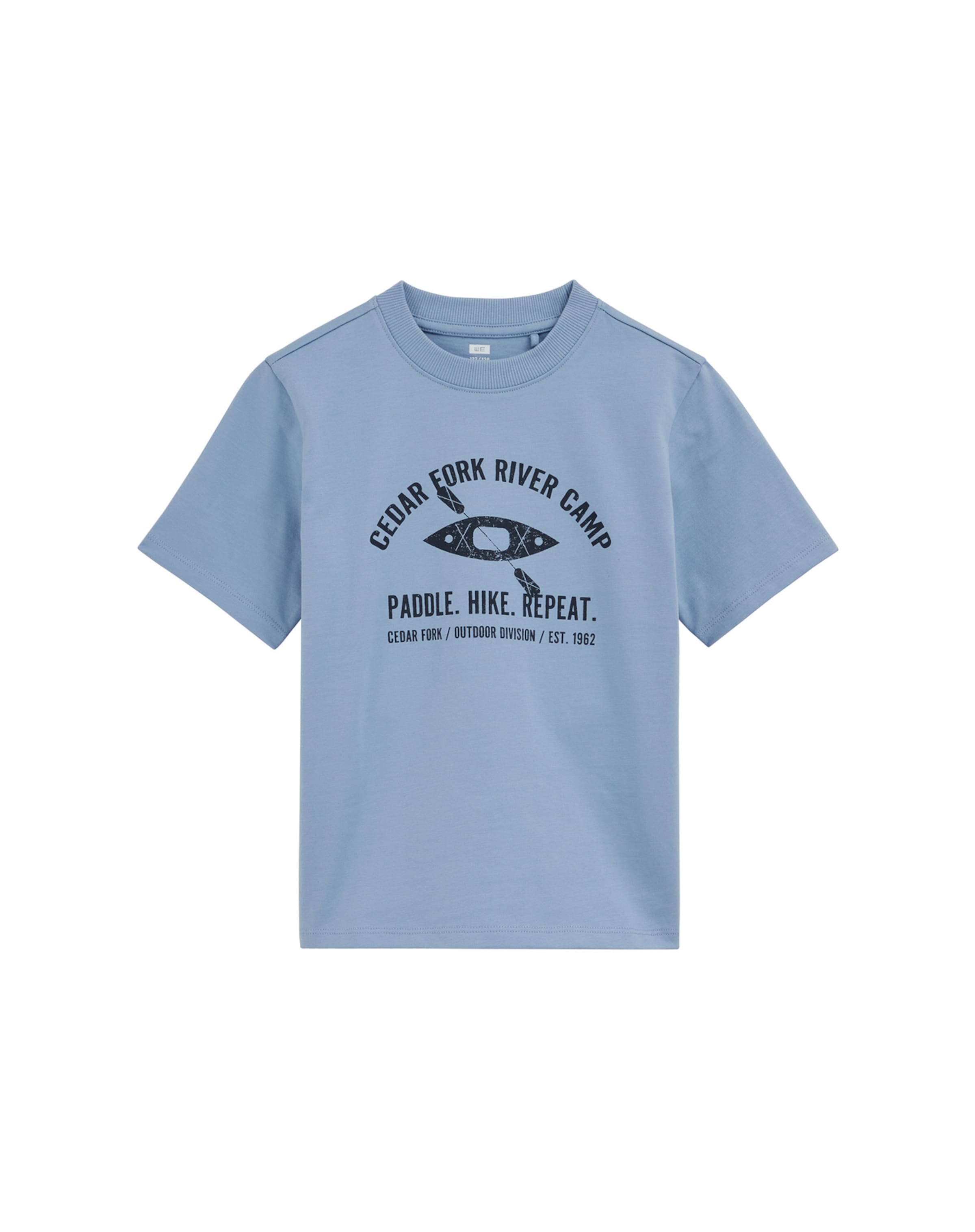 Maglietta di WE Fashion in blu: frontale