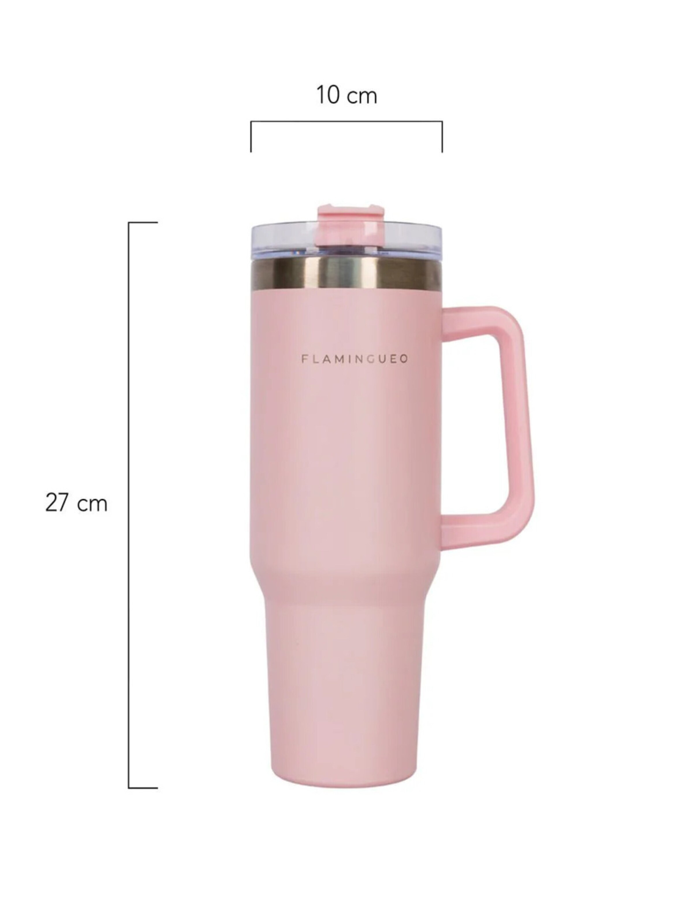 Sticlă apă 'Thermos Bottle' de la Flamingueo pe roz