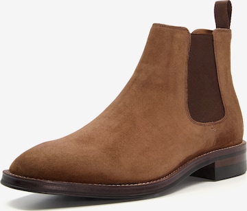 Chelsea Boots Dune LONDON en marron : devant