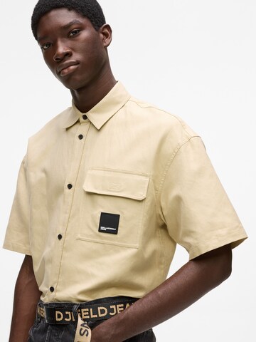 Comfort fit Camicia di KARL LAGERFELD JEANS in verde