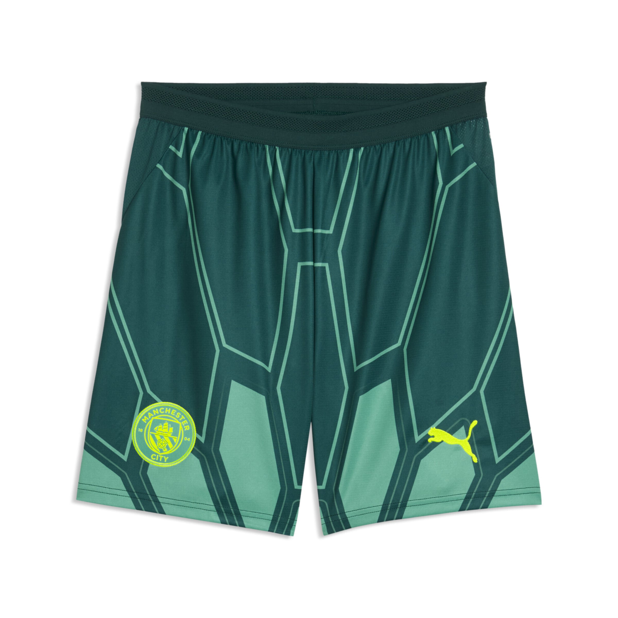 PUMA Regular Sportbroek in Groen: voorkant