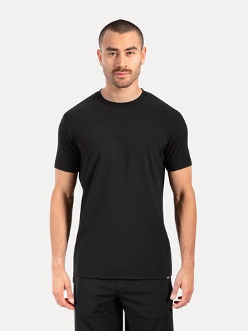 T-Shirt Smilodox en noir : devant