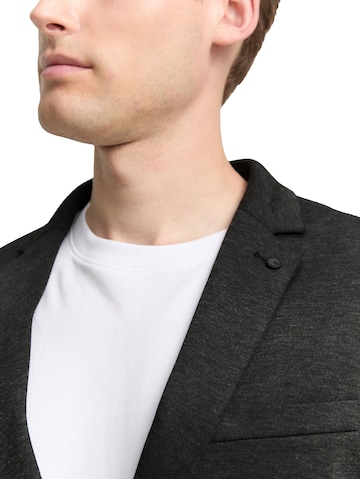 Coupe regular Veste de costume TOM TAILOR en noir