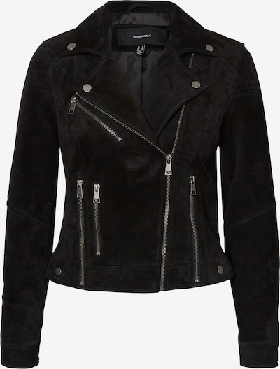 Demisezoninė striukė 'VMUTOPIA SHORT SUEDE JACKET' iš VERO MODA , spalva - juoda, Prekių apžvalga