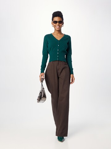Cardigan King Louie en vert