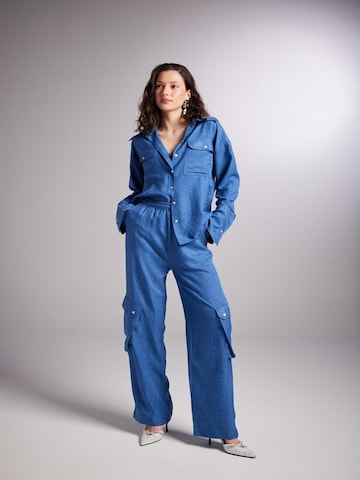 HOLLY LOLLY Loosefit Hose in Blau