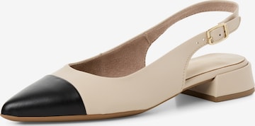 Ballerines à lanières Tamaris en beige : devant