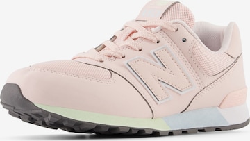 Baskets '574' new balance en rose : devant