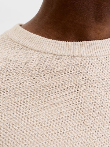 Pullover 'JJERYDER' di JACK & JONES in beige