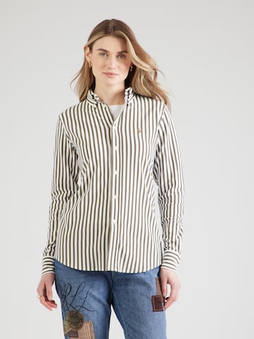 Polo Ralph Lauren Blouse in Groen: voorkant