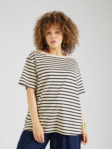 Tommy Hilfiger Curve T-Shirt in Blau: Vorderseite
