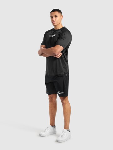 Smilodox T-Shirt 'Powerfit Pro' in Schwarz