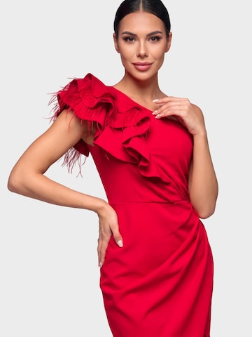 Ombre - Vestido de noche en rojo