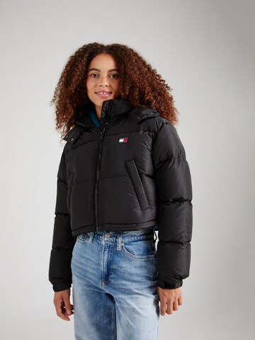 Tommy Jeans Winter Jacket 'ALASKA' in Black: front