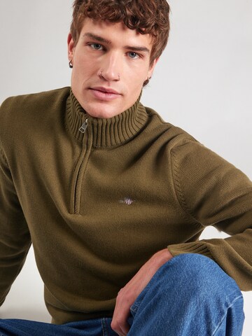 GANT Sweter w kolorze zielony