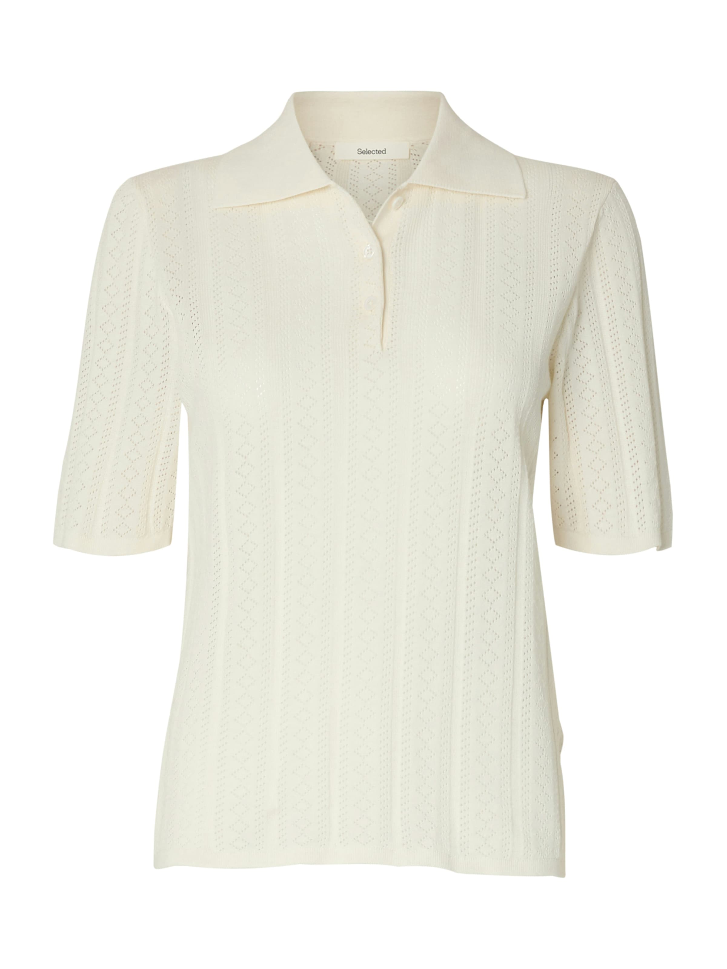 SELECTED Koszulka 'SLFTOLEDO' w kolorze biały: przód