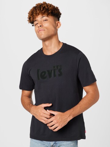 LEVI'S ® Póló 'Relaxed Fit Tee' - fekete: elől