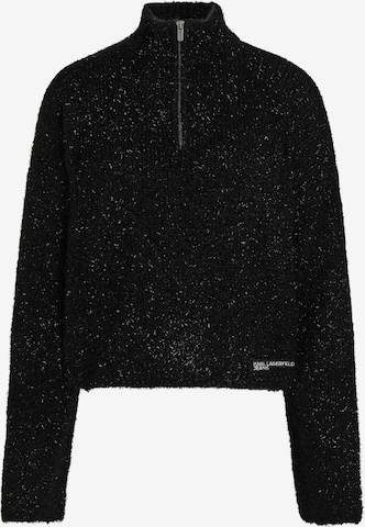 KARL LAGERFELD JEANS Pullover in Schwarz: Vorderseite