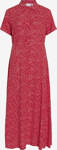 Robe-chemise VILA en rouge : devant