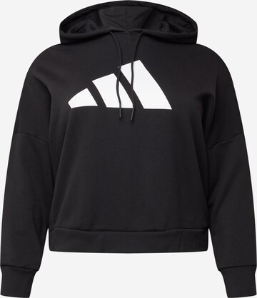 ADIDAS PERFORMANCE Sports sweatshirt 'Future' in Black: front