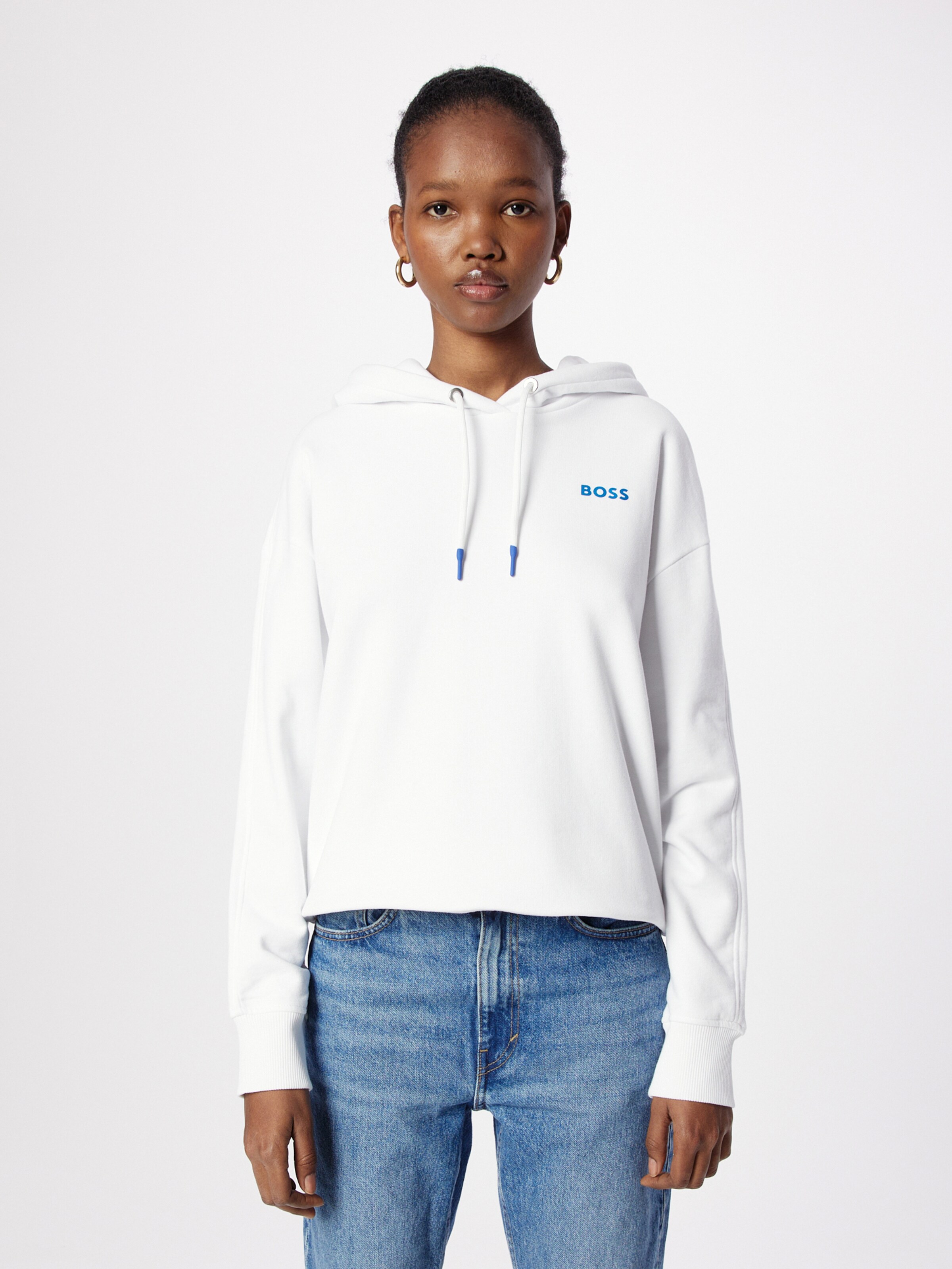 Boss store orange hoodie