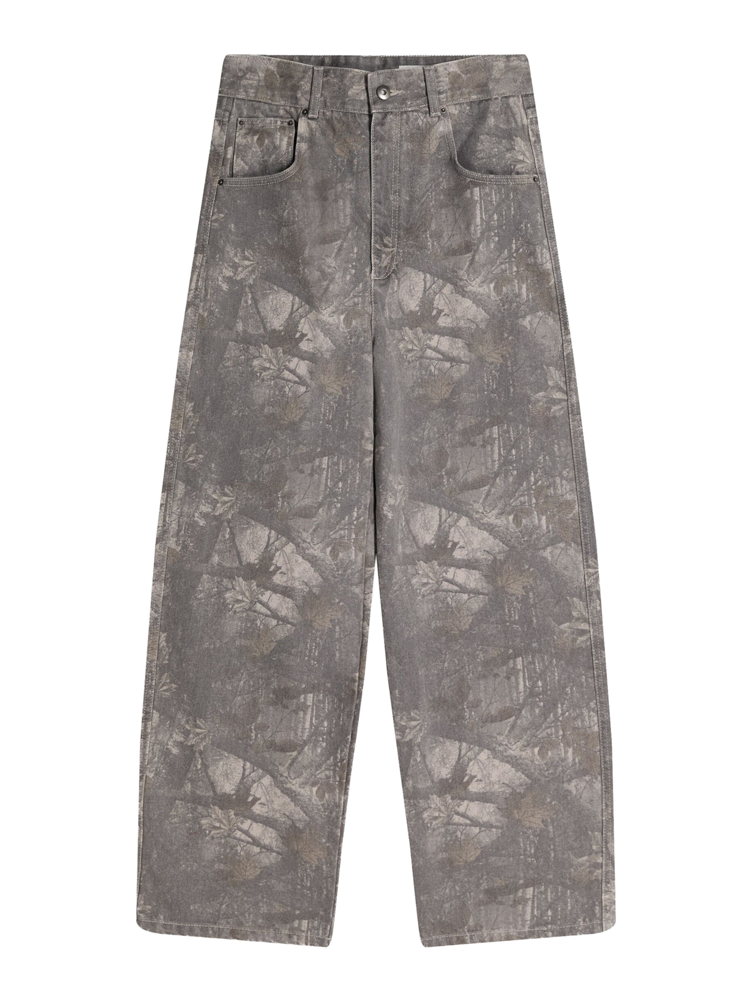 Bershka Baggy Farkut värissä harmaa: etupuoli