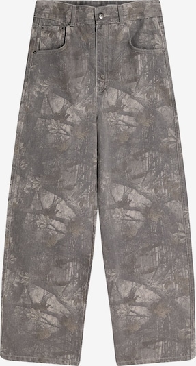 Bershka Farkut koossa 34 värissä antrasiitti / beigenharmaa / tummanharmaa, Tuotenäkymä