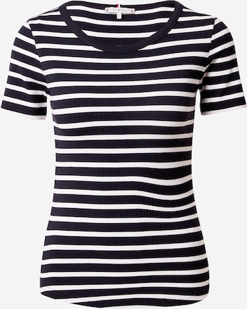 T-shirt TOMMY HILFIGER en bleu : devant