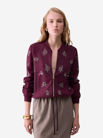 Liu Jo Sweatjacka 'FELPA APERTA TF6133 J3958' i lila: framsida