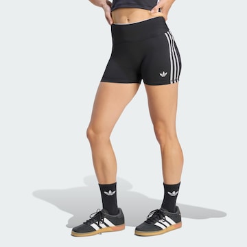 ADIDAS PERFORMANCE Skinny Sportbroek 'Sst' in Zwart: voorkant