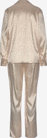 LASCANA Pyjama värissä beige