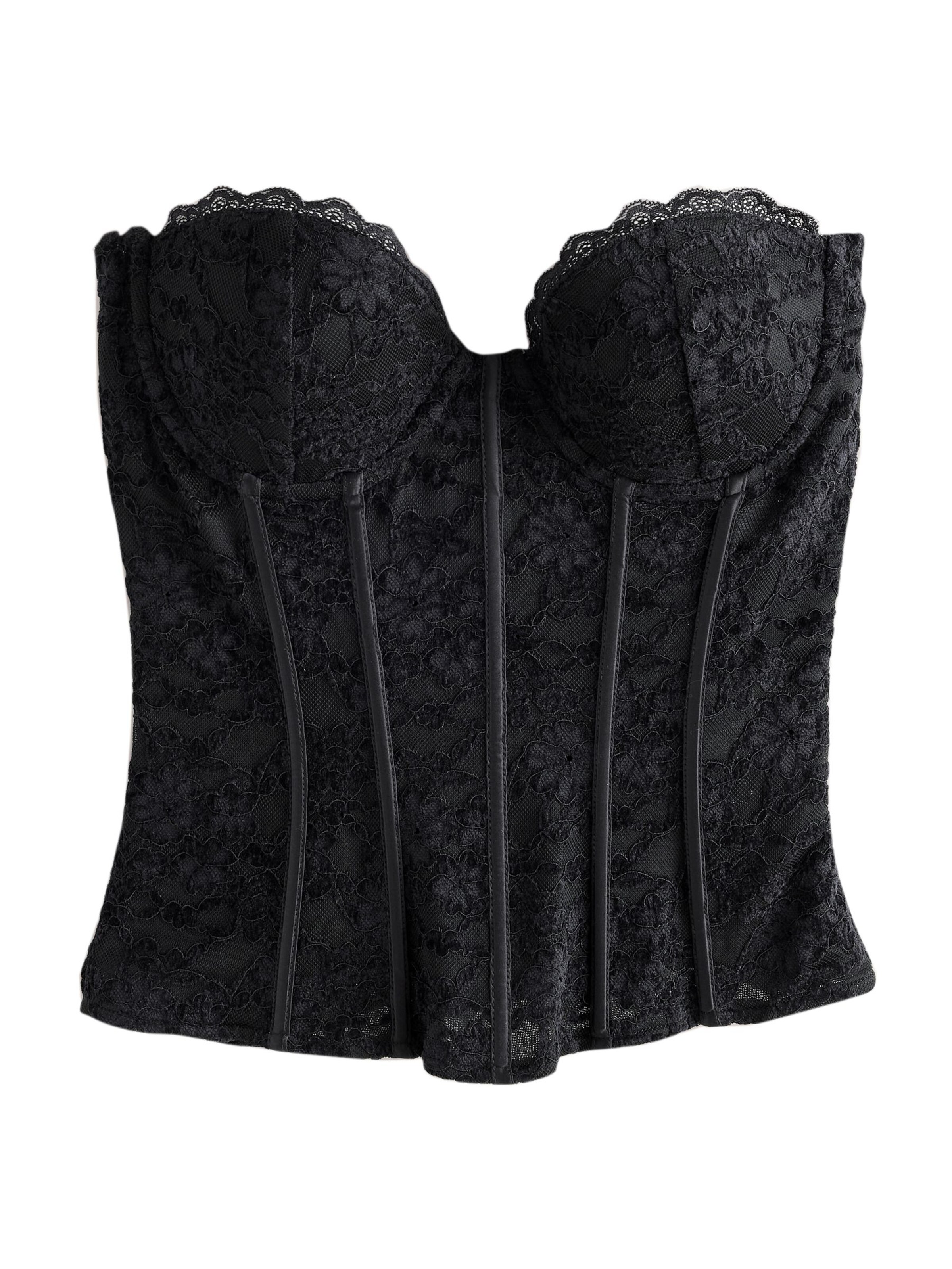 Next - Corset en negro: frente