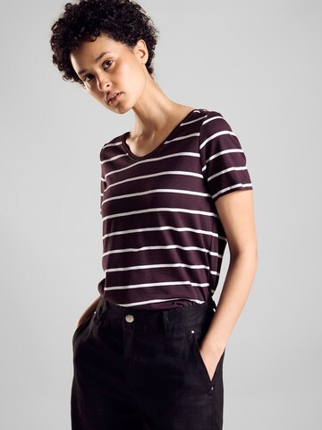 STREET ONE - Camisa 'Gerda' em roxo: frente