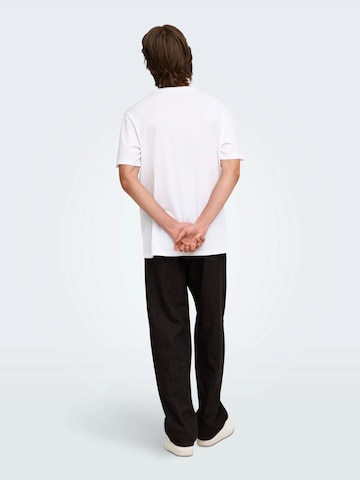 Only & Sons - Camisa 'ONSJEFF' em branco