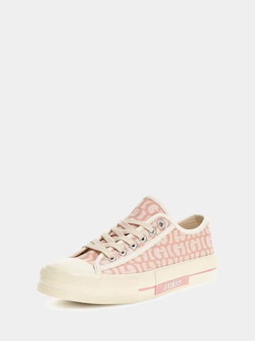 GUESS Sneaker 'Carey' in Pink: Vorderseite