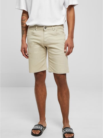 Urban Classics Regular Jeans in Beige: front