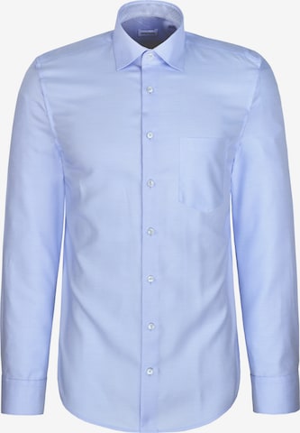 Coupe regular Chemise business SEIDENSTICKER en bleu : devant